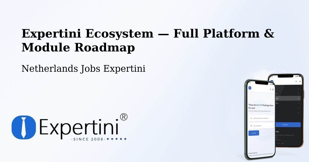 Expertini Ecosystem — Full Platform & Module Roadmap – Culemborg
